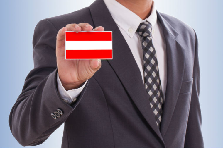 Mann auf dem österreichischen Arbeitsmarkt
