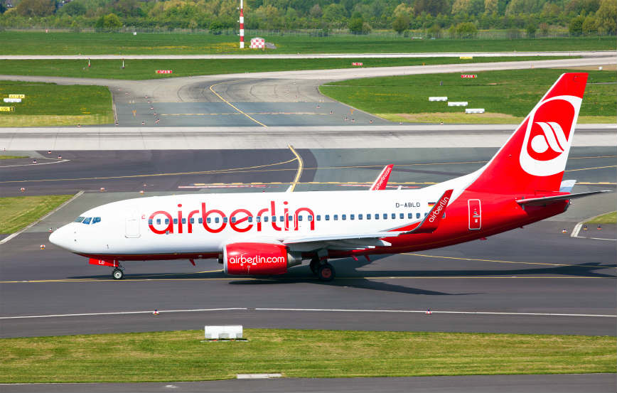 Air Berlin in den roten Zahlen