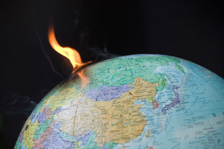 Ukraine in Flammen