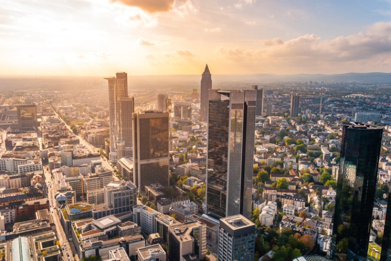 Skyline in Frankfurt